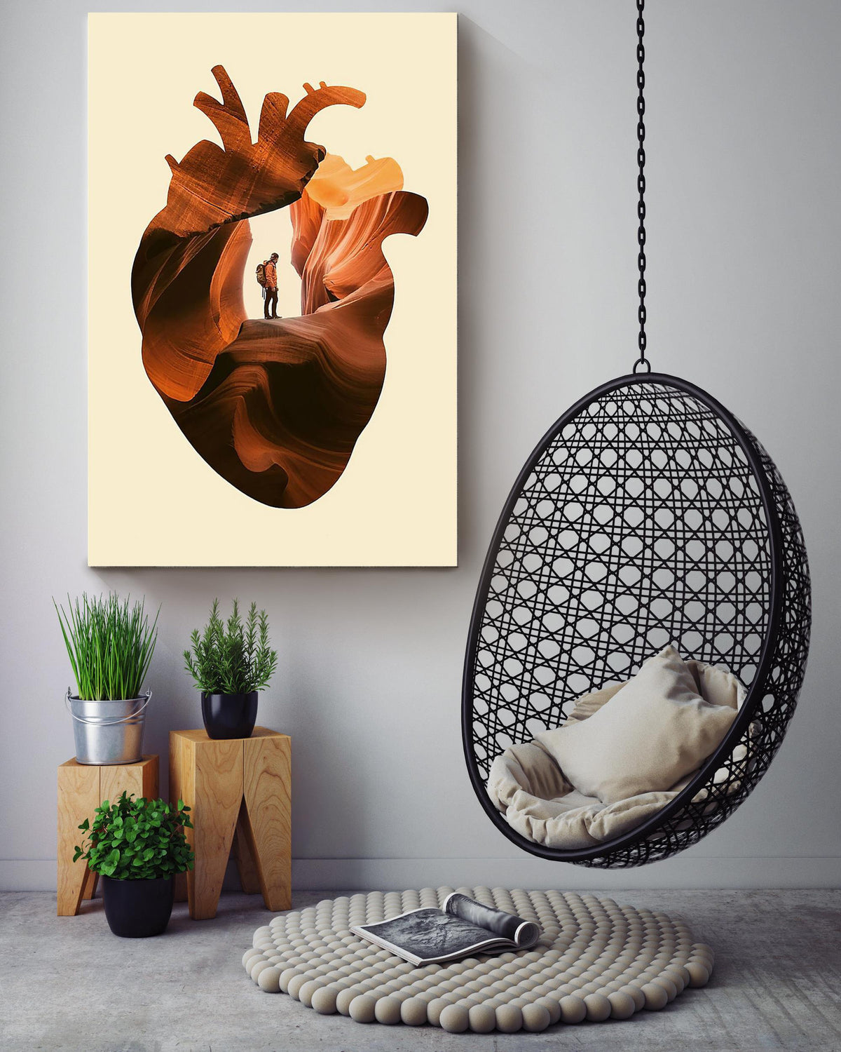 Cardiologist Heart Explorer Art Poster Canvas