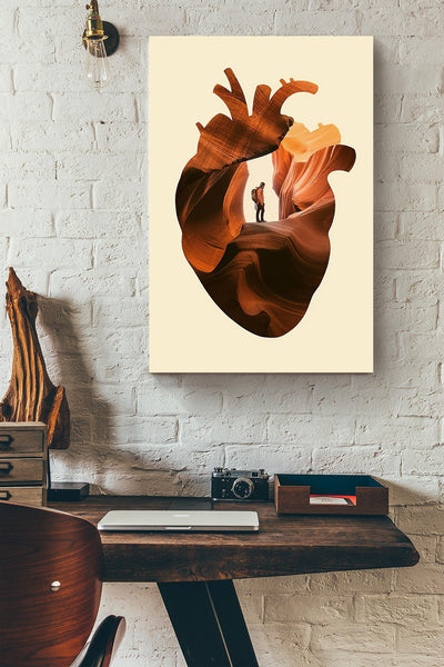 Cardiologist Heart Explorer Art Poster Canvas