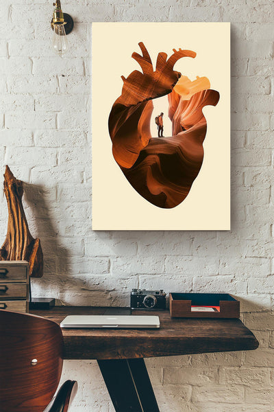 Cardiologist Heart Explorer Art Poster Canvas