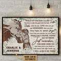 Aeticon Gifts Personalized Horse Girl While On This Ride Canvas