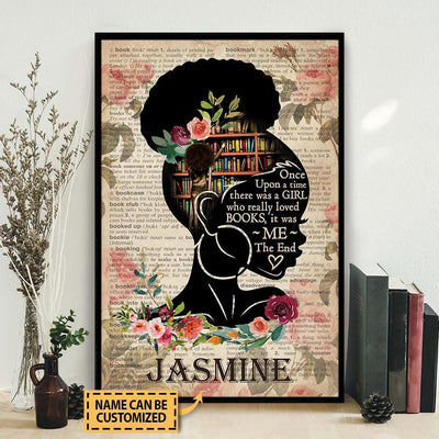 Aeticon Gifts Personalized Reading Once Upon A Time Canvas