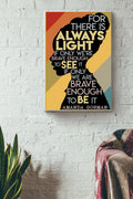 Amanda Gorman Laureate Art Amanda Gorman The Hill We Climb Poster Amanda Canvas Gallery Wrapped Canvas Framed Gift Idea