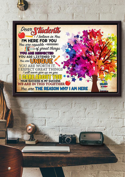 Dear Students Inspiration Letter From Teacher To Students Gift For Granduation Day