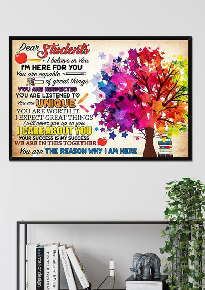 Dear Students Inspiration Letter From Teacher To Students Gift For Granduation Day