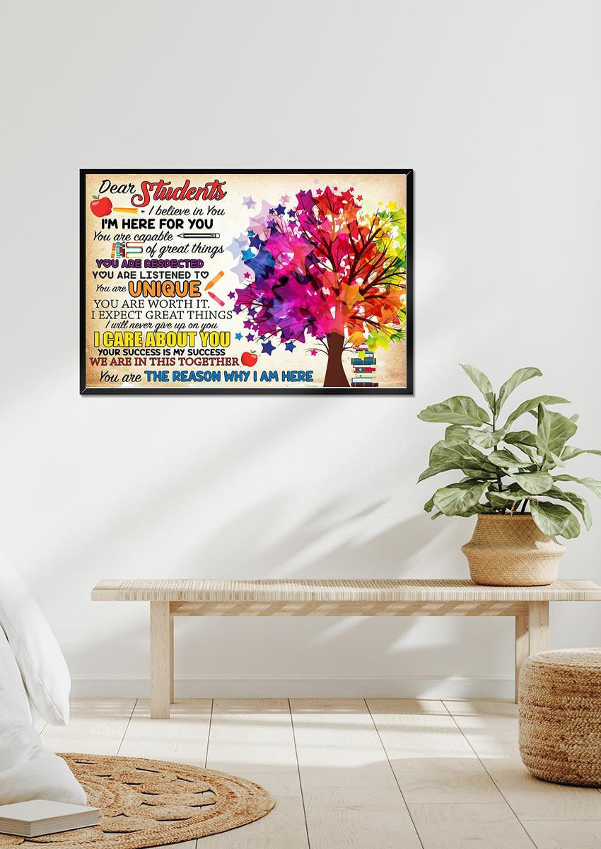 Dear Students Inspiration Letter From Teacher To Students Gift For Granduation Day