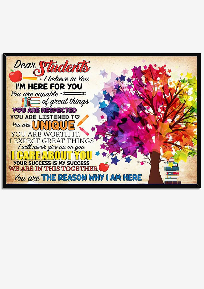 Dear Students Inspiration Letter From Teacher To Students Gift For Granduation Day