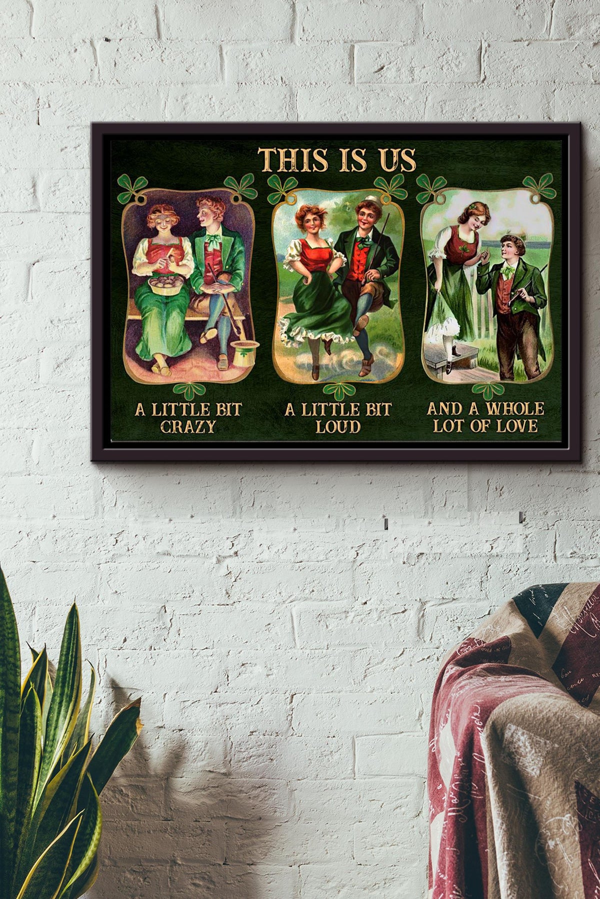 Irish Couple This Is Us Poster n Framed Matte Canvas