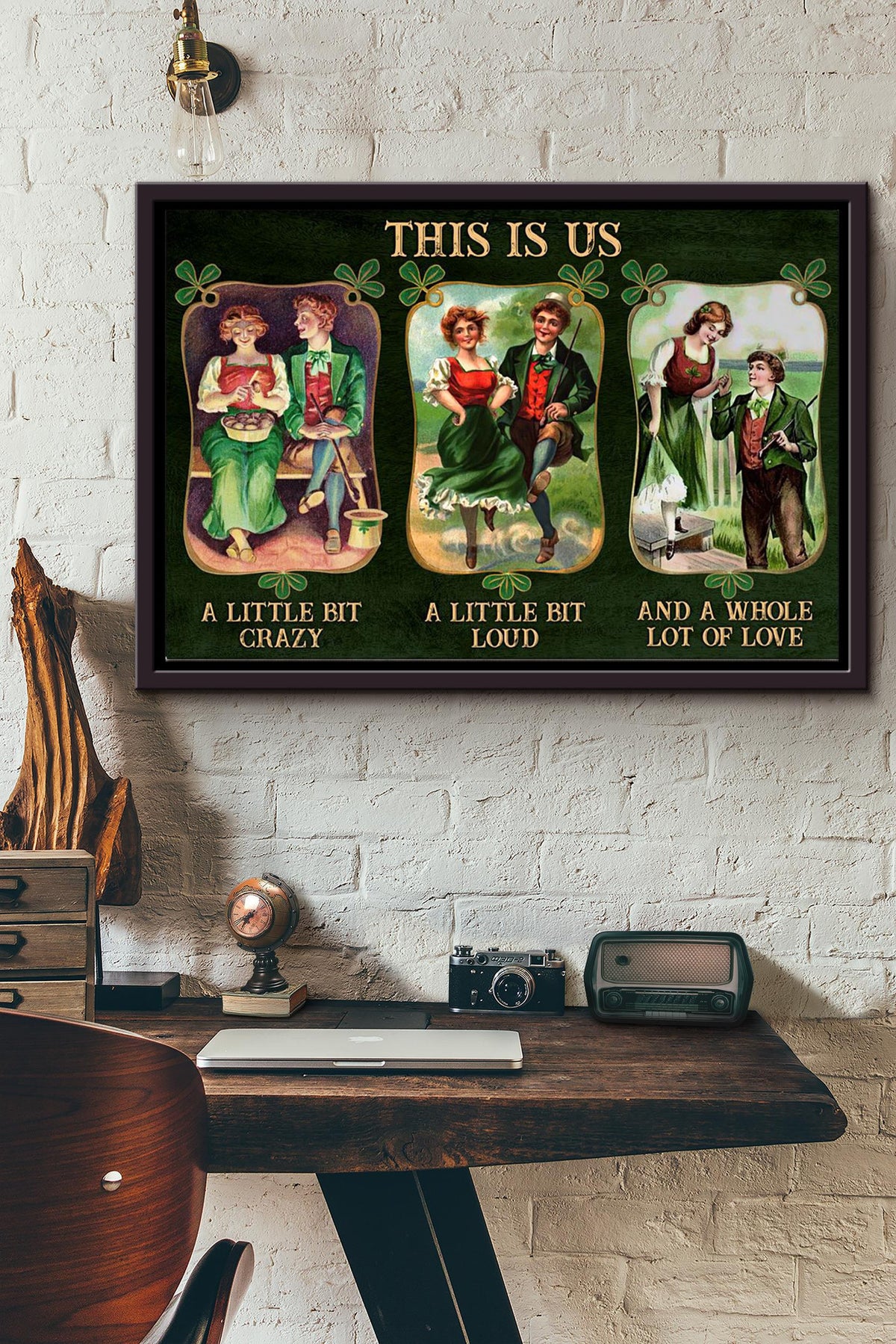 Irish Couple This Is Us Poster n Framed Matte Canvas
