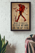 Into Forest I Go To Lose My Mind And Find My Soull Poster - Sport Wall Art - Gift For Hiking Mountain Lover Camping Club Nature Lover Framed Matte Canvas Framed Prints, Canvas