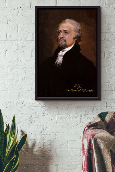 Alexander Hamilton Musical Celebrity Wall Art For Home Decor Housewarming Framed Canvas Framed Prints, Canvas