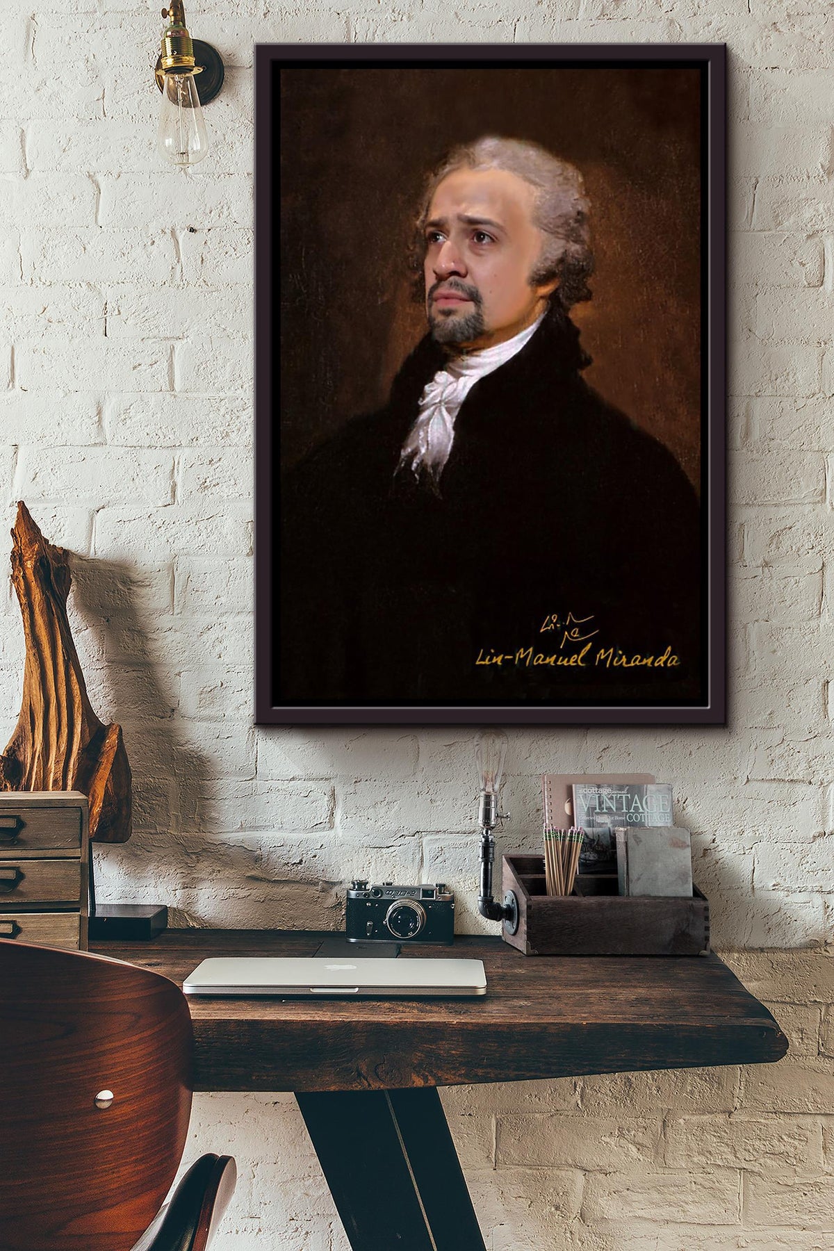 Alexander Hamilton Musical Celebrity Wall Art For Home Decor Housewarming Framed Canvas Framed Prints, Canvas