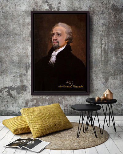 Alexander Hamilton Musical Celebrity Wall Art For Home Decor Housewarming Framed Canvas Framed Prints, Canvas