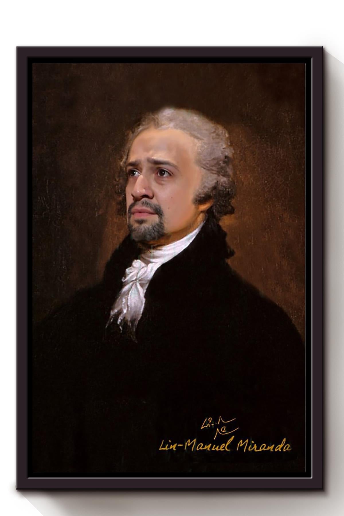 Alexander Hamilton Musical Celebrity Wall Art For Home Decor Housewarming Framed Canvas Framed Prints, Canvas