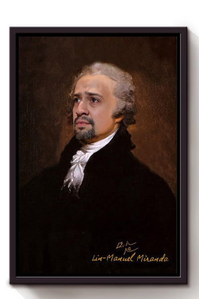 Alexander Hamilton Musical Celebrity Wall Art For Home Decor Housewarming Framed Canvas Framed Prints, Canvas