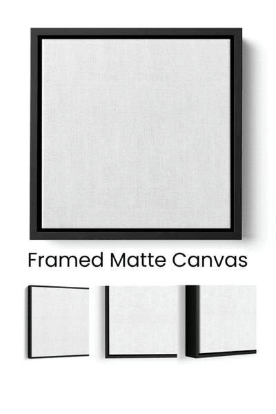 Jesus Walk Through The Sea Poster n Framed Matte Canvas