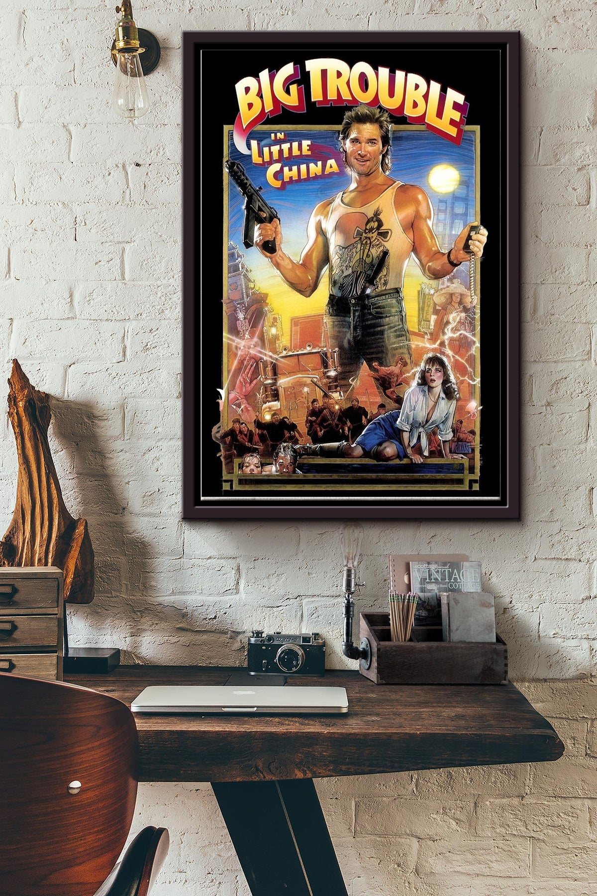 Big Trouble In Little China Poster Decor Framed Matte Canvas
