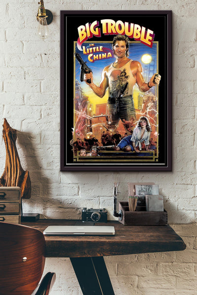 Big Trouble In Little China Poster Decor Framed Matte Canvas