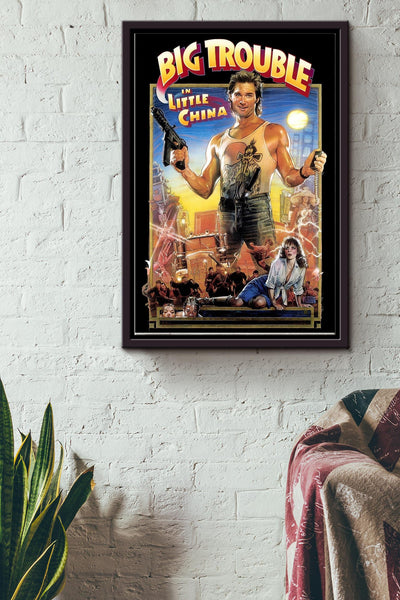 Big Trouble In Little China Poster Decor Framed Matte Canvas