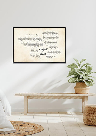 Ed Sheeran Ft Beyonce Perfect Duet Lyrics Couple Typography