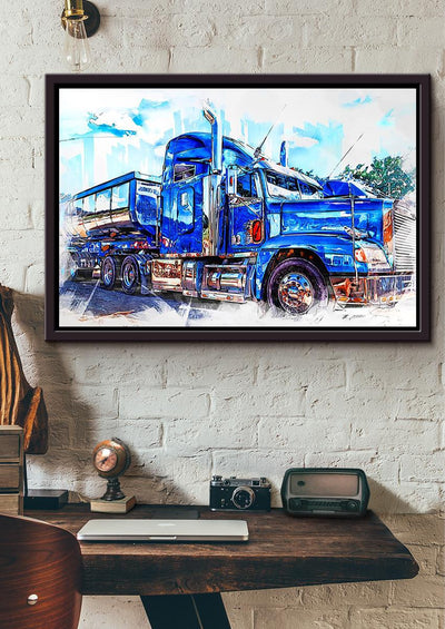 Truck Art Truck Driver Wall Decor Gift For Trucker