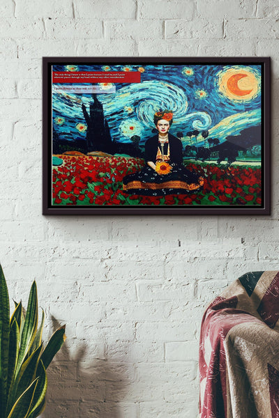 When Fridmet Vincent Poster n Framed Matte Canvas