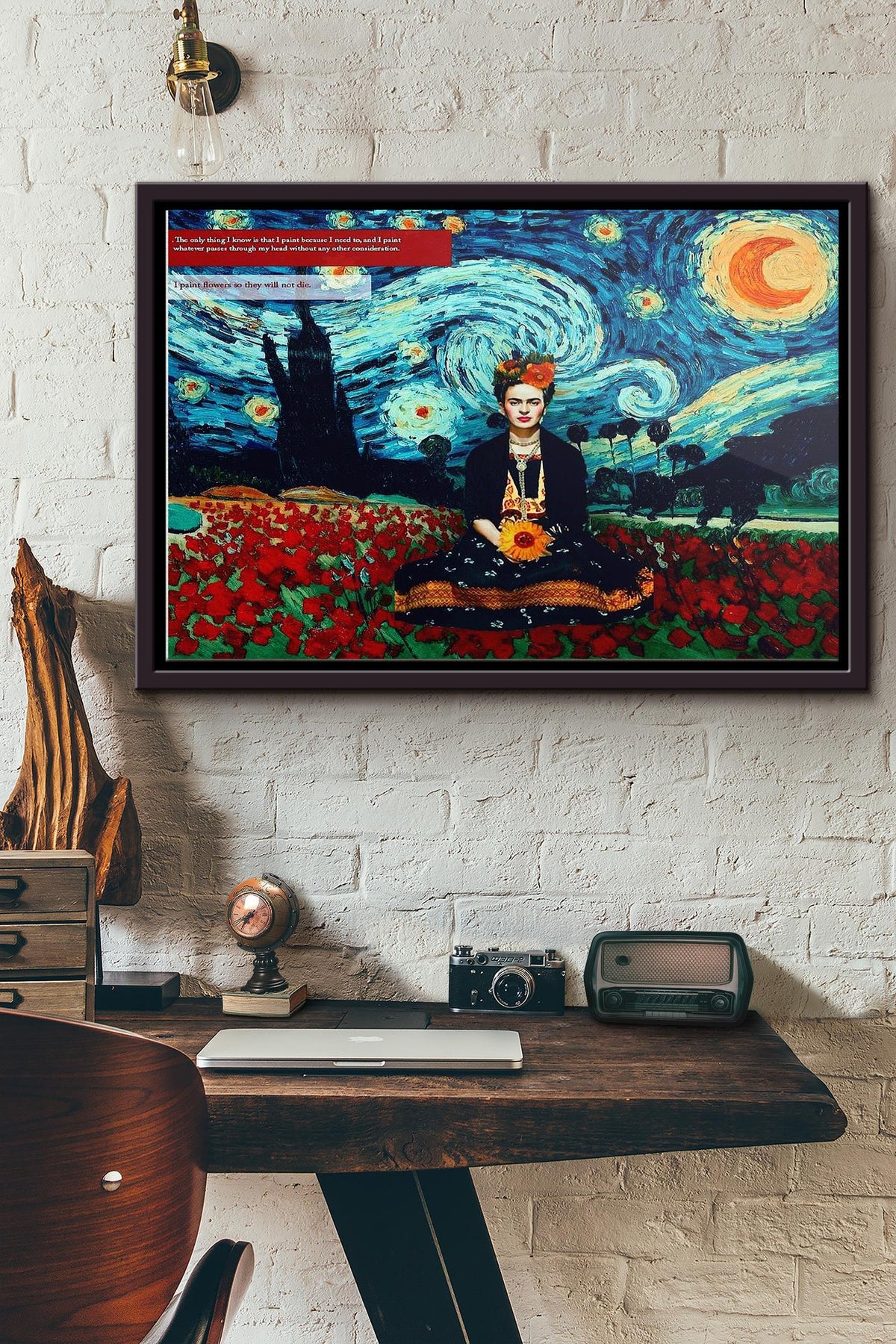 When Fridmet Vincent Poster n Framed Matte Canvas