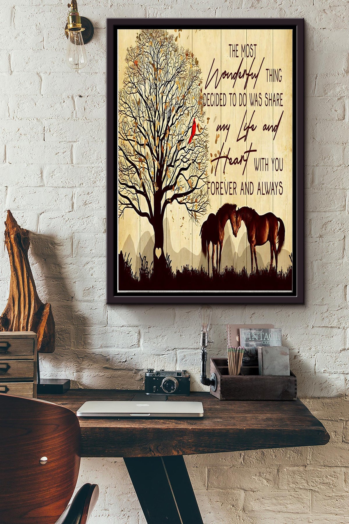 To My Daughter Never Forget That Life Is Tough Poster - Motherhood Wall Art - Gift For Daughter Little Girl Baby Girl Female Basketball Player Basketball Club Decor Horse Lover Horse Rider Framed Matte Canvas Framed Prints, Canvas