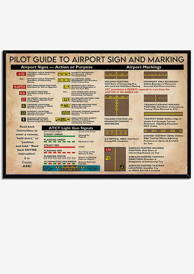 Pilot Guide Avation Knowledge For Homeschool Housewarming Home Decor