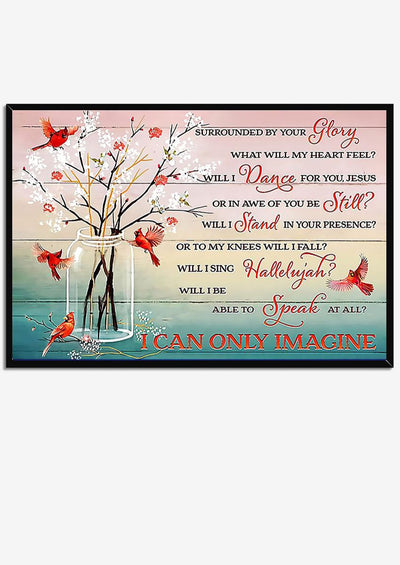 Surrounded By Your Glory I Can Only Imagine Christant Wall Art Gift For Christmas 01 Framed Prints, Canvas