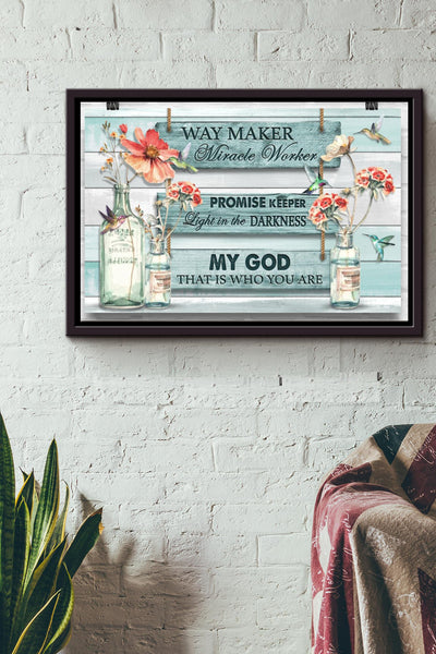 Sings To Sings Waymaker Poster n Framed Matte Canvas