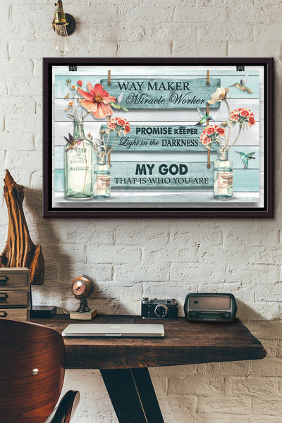 Sings To Sings Waymaker Poster n Framed Matte Canvas