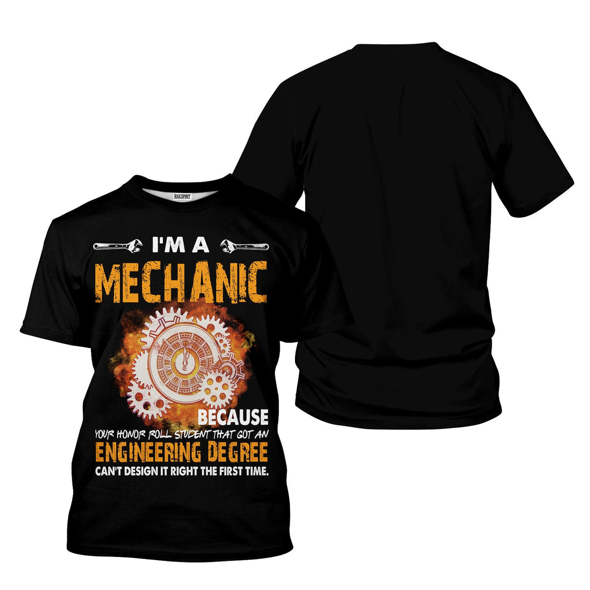 I'm A Mechanic T Shirt, Funny Mechanic Hoodie, Gift for Mechanic Dad Husband, Auto Repair Engineer Humor Tee, Garage Work Shirt