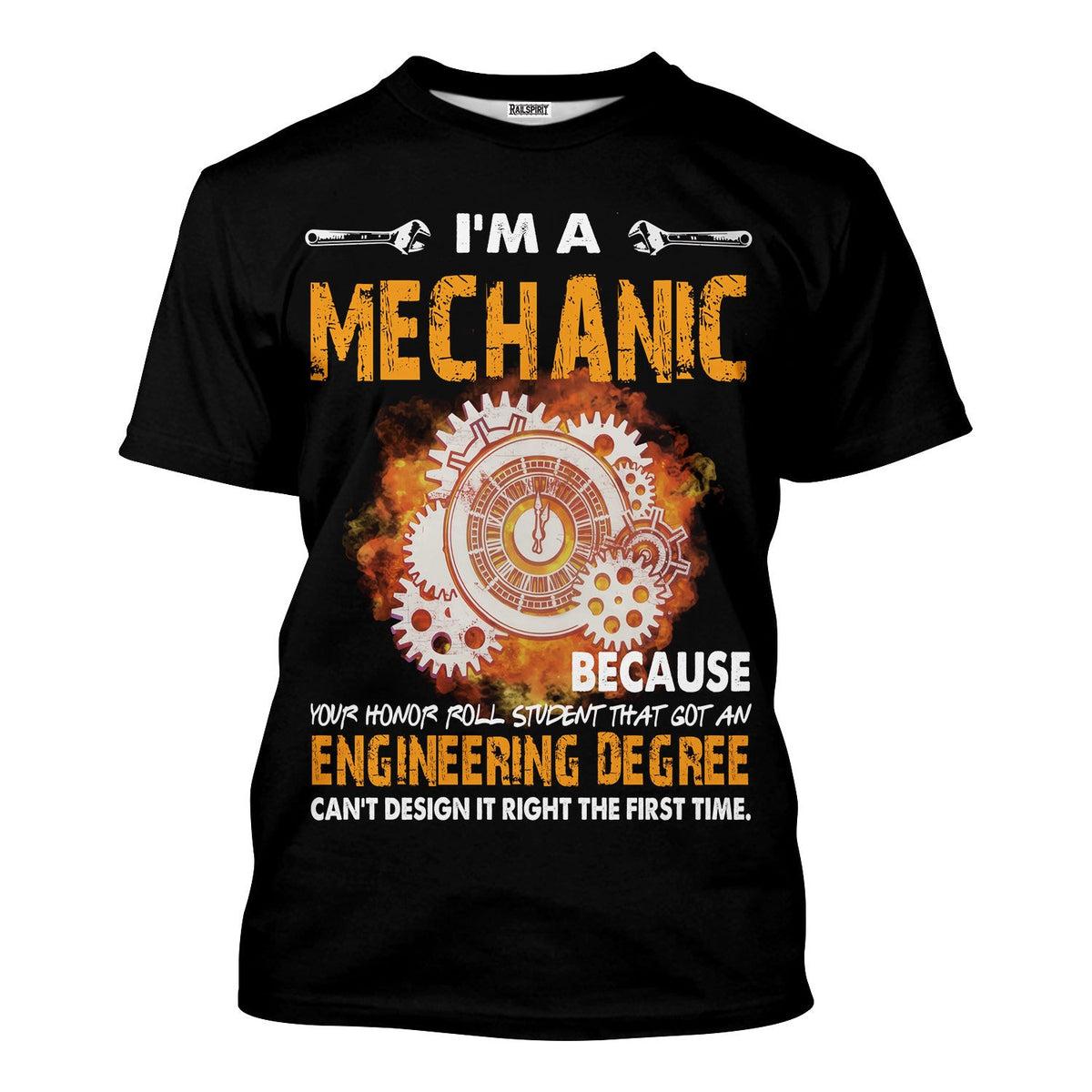 I'm A Mechanic T Shirt, Funny Mechanic Hoodie, Gift for Mechanic Dad Husband, Auto Repair Engineer Humor Tee, Garage Work Shirt