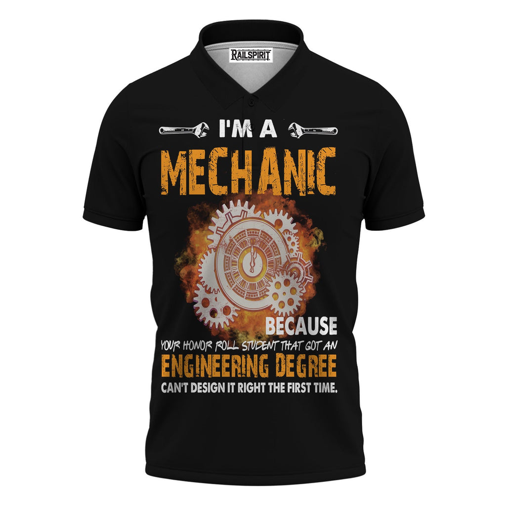 I'm A Mechanic T Shirt, Funny Mechanic Hoodie, Gift for Mechanic Dad Husband, Auto Repair Engineer Humor Tee, Garage Work Shirt