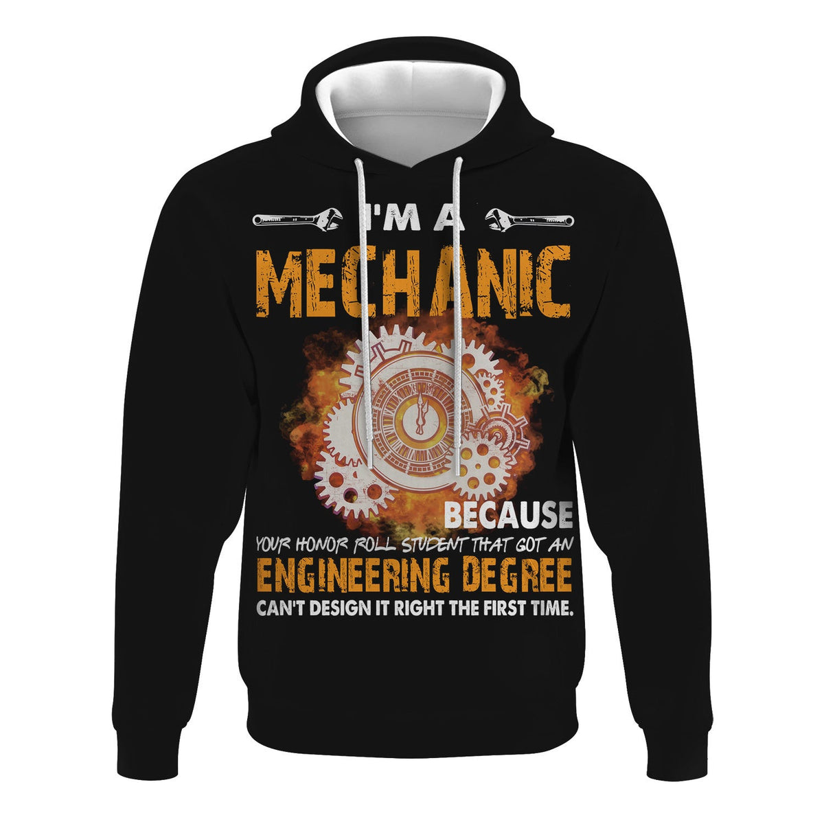 I'm A Mechanic T Shirt, Funny Mechanic Hoodie, Gift for Mechanic Dad Husband, Auto Repair Engineer Humor Tee, Garage Work Shirt