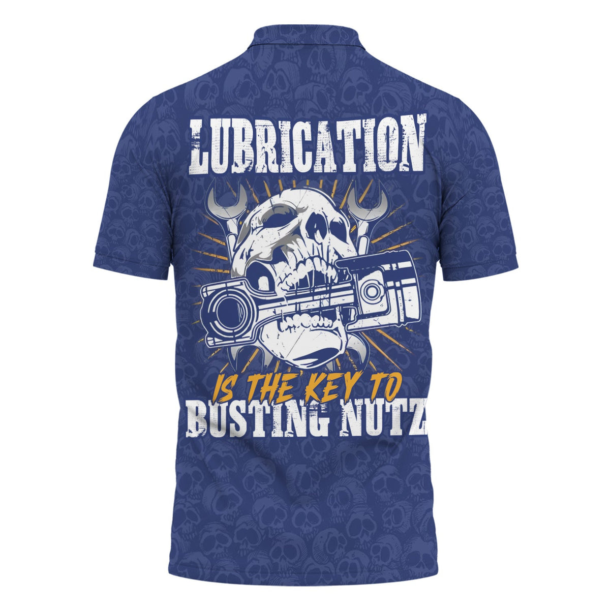 Funny Mechanic Hoodie Lubrication Is The Key To Busting Nutz Skull Wrench Mechanic Humor Gift for Dad