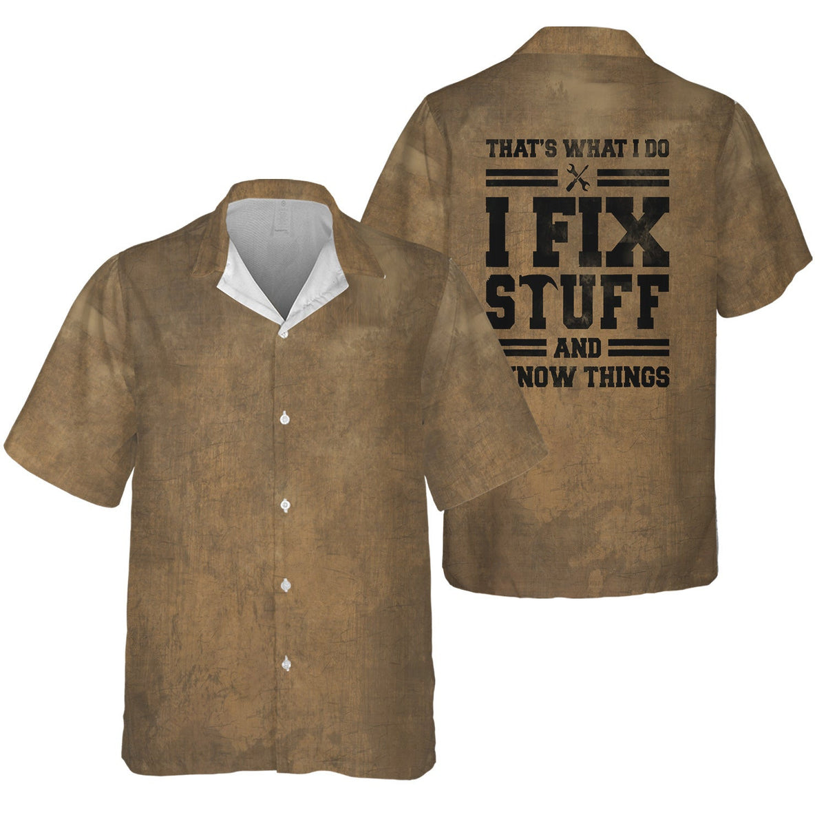 I Fix Stuff And I Know Thinks Retro Mechanic Hawaiian shirt, Fathers Day Mechanic Shirt, Gift Idea For Him