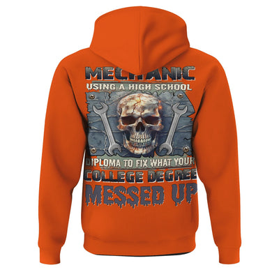 Mechanic Using a High School Diploma Shirt, Funny Mechanic Tee, Gift for Car Guys & Auto Repair Lovers