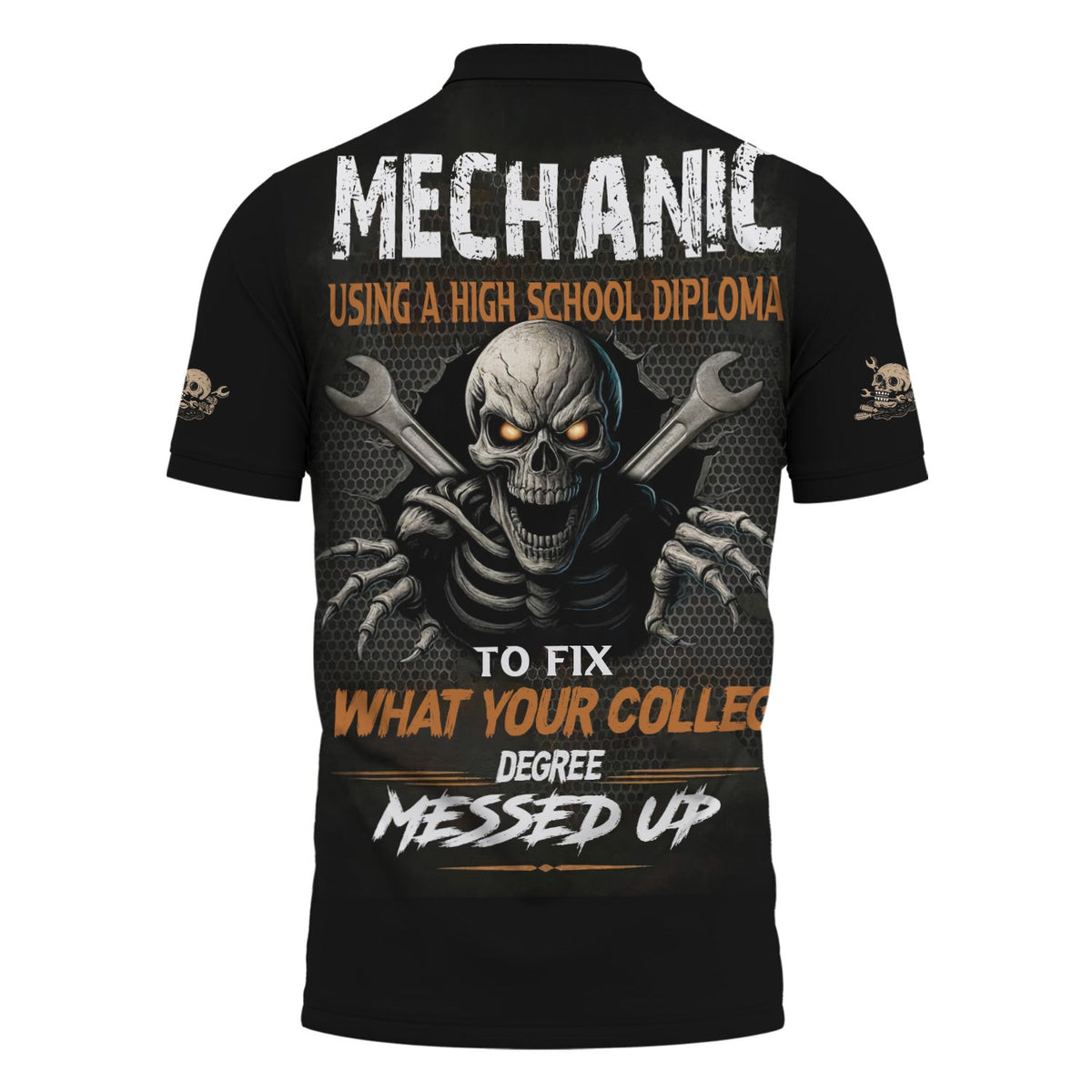 Mechanic Using a High School Diploma Shirt, Funny Mechanic Hoodie, Gift for Car Lovers, Bomber Jacket for Men