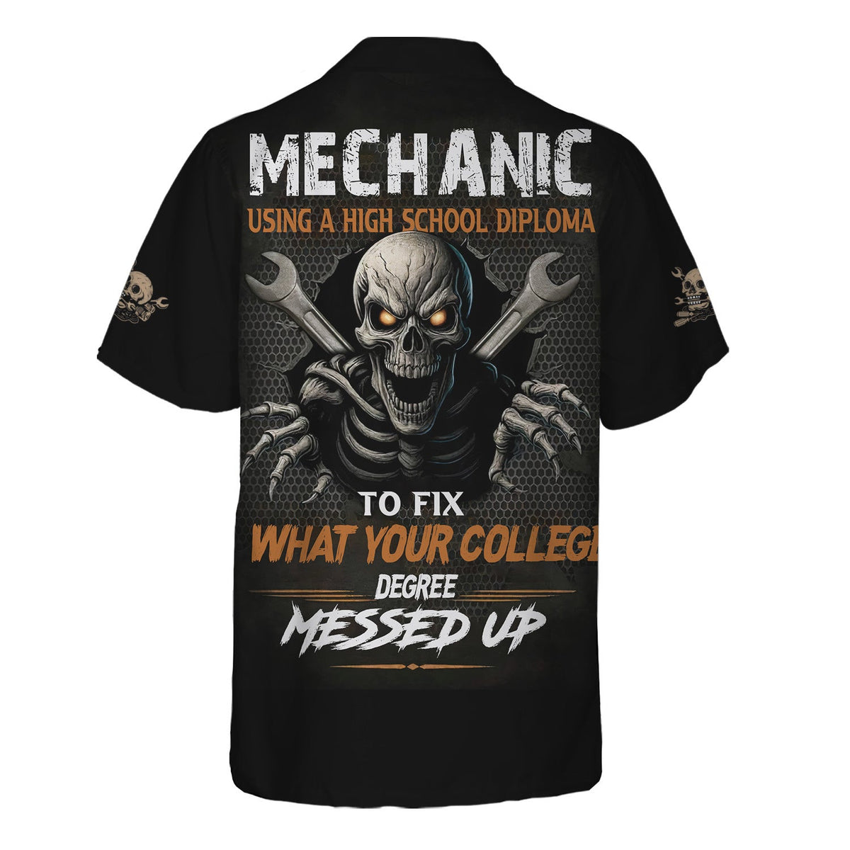 Mechanic Using a High School Diploma Shirt, Funny Mechanic Hoodie, Gift for Car Lovers, Bomber Jacket for Men