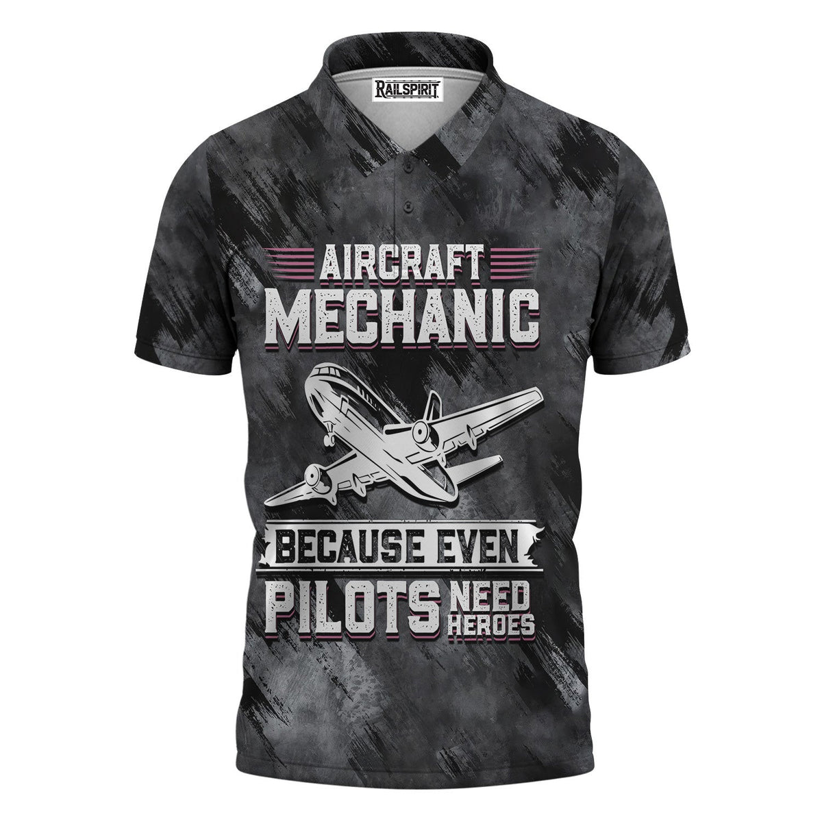Aircraft Mechanic Shirt, Because Even Pilots Need Heroes T-Shirt, Aviation Maintenance Gift for Airplane Mechanics