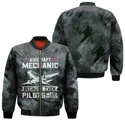 Aircraft Mechanic Shirt, Because Even Pilots Need Heroes T-Shirt, Aviation Maintenance Gift for Airplane Mechanics