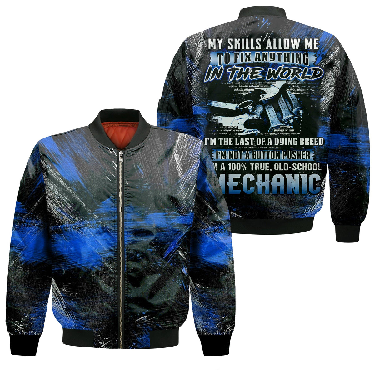 Old School Mechanic Shirt, My Skills Allow Me To Fix Anything In The World Quote Shirt, Funny Mechanic Gift For Men