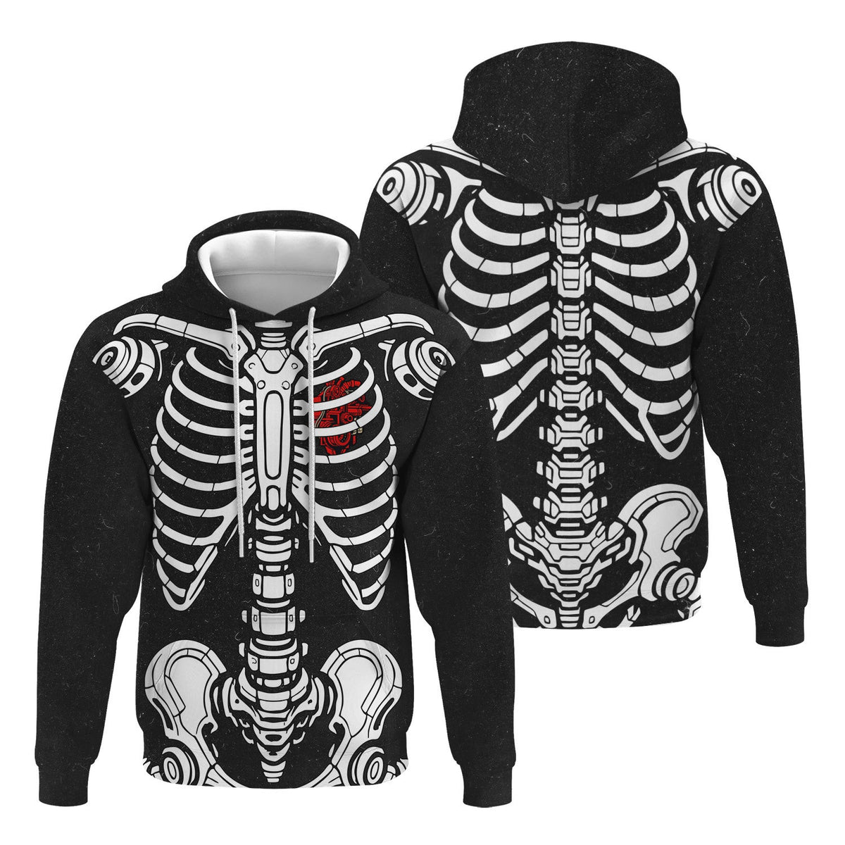 Skeleton Mechanic Shirt for Men Rib Cage Spine Bone Graphic Shirt Gearhead Auto Repair Halloween Costume Top Funny Skull Shirt