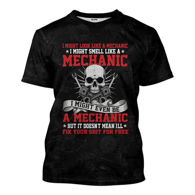 I Might Look Like A Mechanic Funny Shirt Gift For Men Women Auto Repair Garage Lovers, Mechanic Lover, Gift For Car Enthusiasts