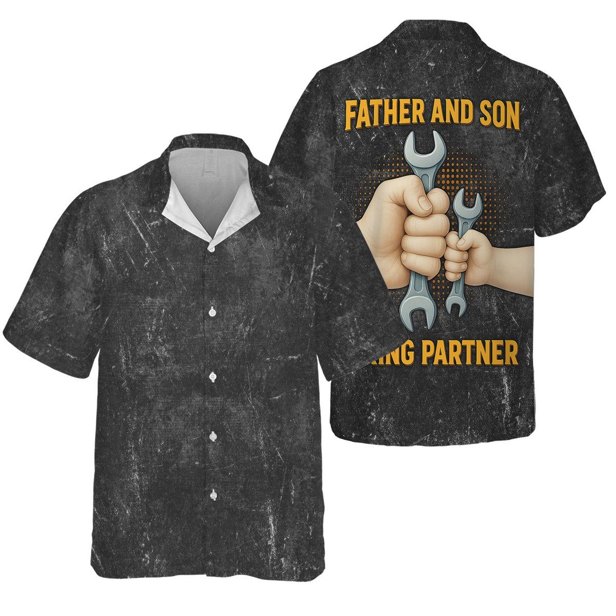 Father And Son Mechanic T Shirt Fixing Partner Auto Repair Garage Workwear Tee Funny Car Repair Shirt Fathers Day Birthday Gift For Dad