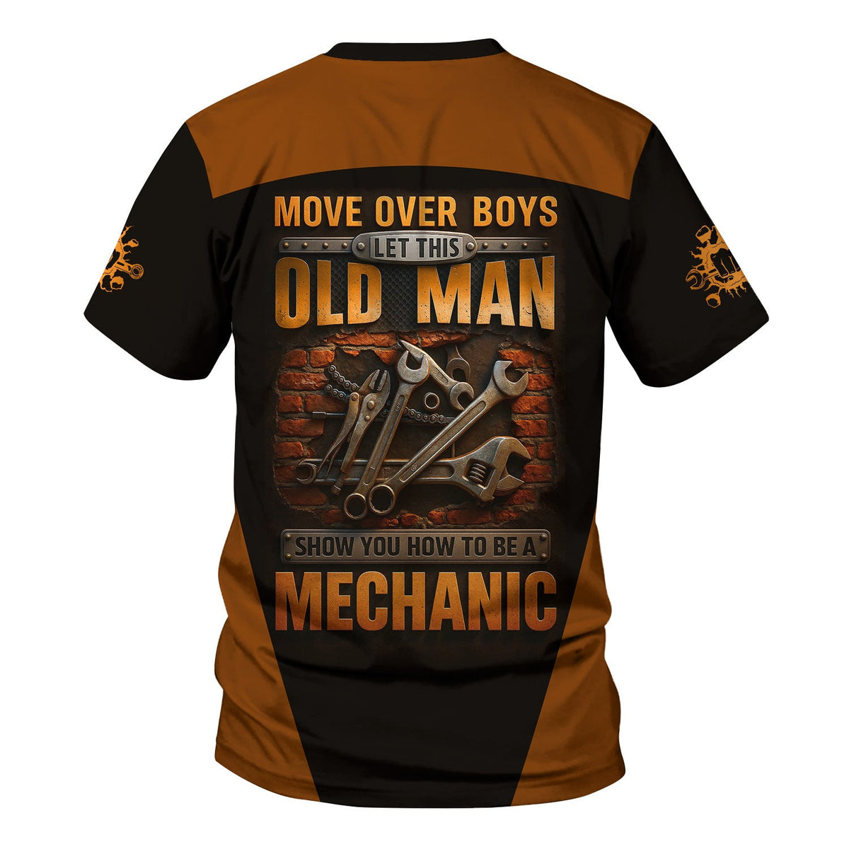 Personalized Mechanic Shirt, Move Over Boys Let This Old Man Show You How To Be A Mechanic, Mechanic Uniforms, Gift For Men
