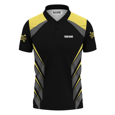 Personalized Mechanic Shirt, Mechanic Caution Flying Tools And Offensive Language Likely, Mechanic Uniforms, Gift For Men