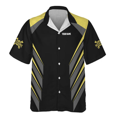 Personalized Mechanic Shirt, Mechanic Caution Flying Tools And Offensive Language Likely, Mechanic Uniforms, Gift For Men