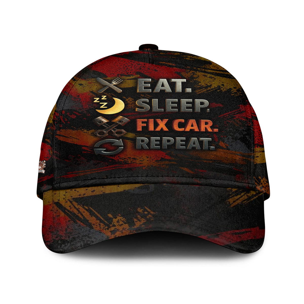 Personalized Mechanic Shirt, Eat Sleep Fix Car Repeat, Funny Quote Design, Gift For Men